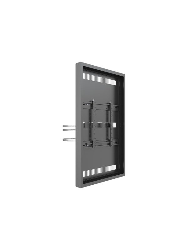 Multibrackets M Pro Series enclosure - for digital signage panel - medium - black - Max 30 kg - recommended for 55"