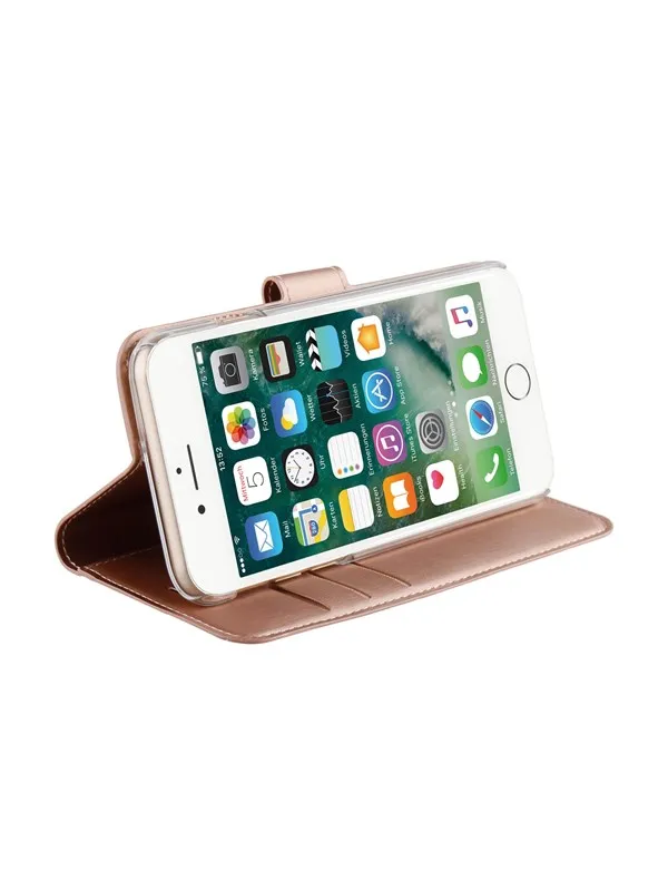 Vivanco Classic Wallet iPhone SE/8/7/6S Rose Gold