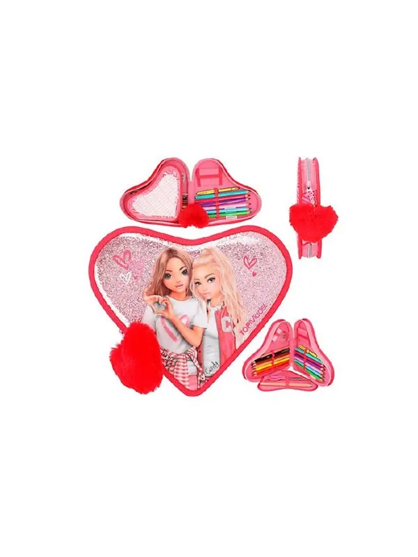 Depesche TOPModel Pencilcase Heart Shape ONE LOVE