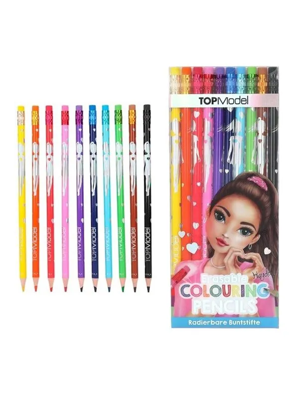 Topmodel Erasable Colouring Pencils