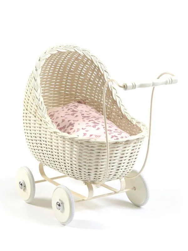 Smallstuff - Doll Stroller - Off White