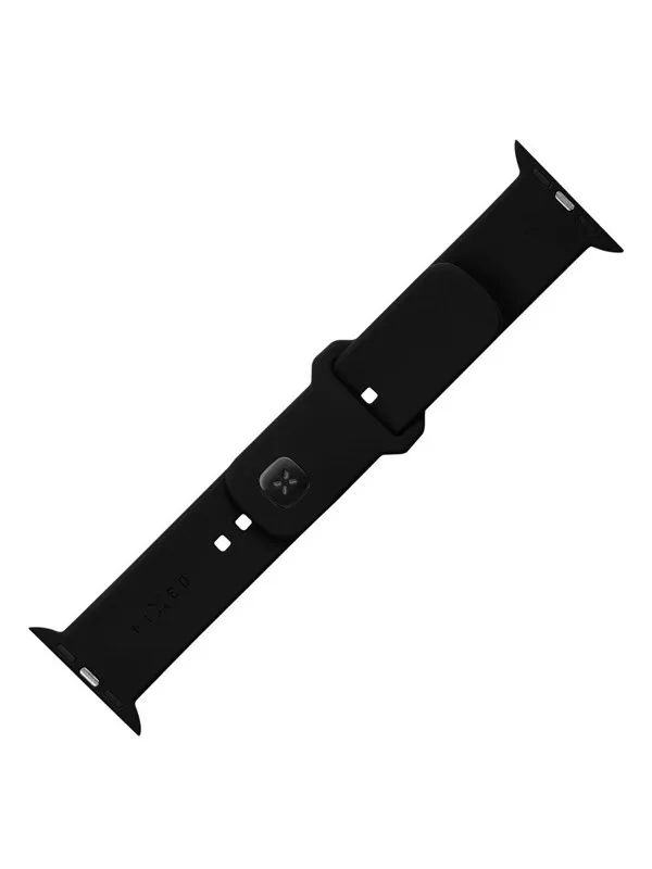 FIXED Silicone Strap SET Apple Watch 42/44/45mm Black
