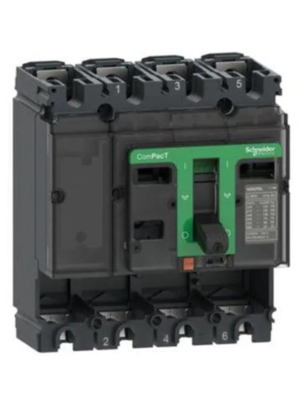 Schneider Electric Circuit breaker without current relay ComPacT NSX250F 36 kA at 415 VAC 50/60 Hz 250 A 4 poles