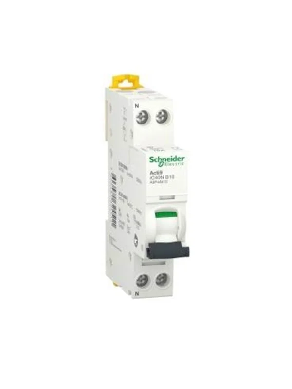 Schneider Electric Circuit breaker iC40N 1 Pole + Zero B characteristic 10A 6/10kA breaking capacity Icu