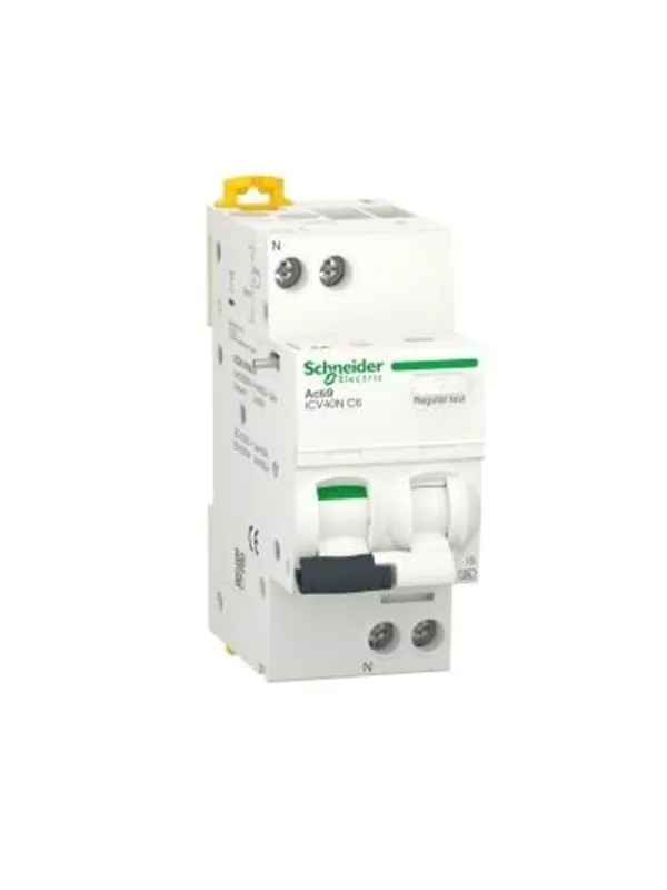 Schneider Electric Acti9 Combination switch iCV40N 1P+N 10A B 30mA 6kA at A 36 mm