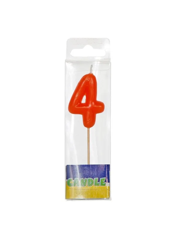 Folat BV Luxury Birthday Candle - 4 years