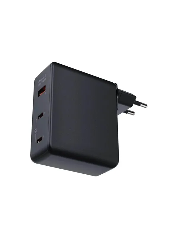 Aukey Omnia II Mix 140W - 3-port GaN PD Wall Charger with Interchangeable EU Plug