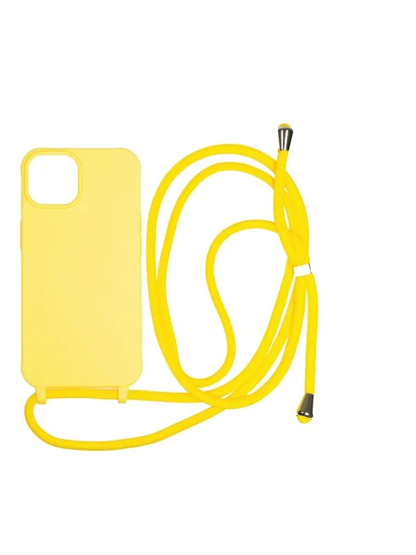 Mobile Origin Lanyard Case - yellow - iPhone 14
