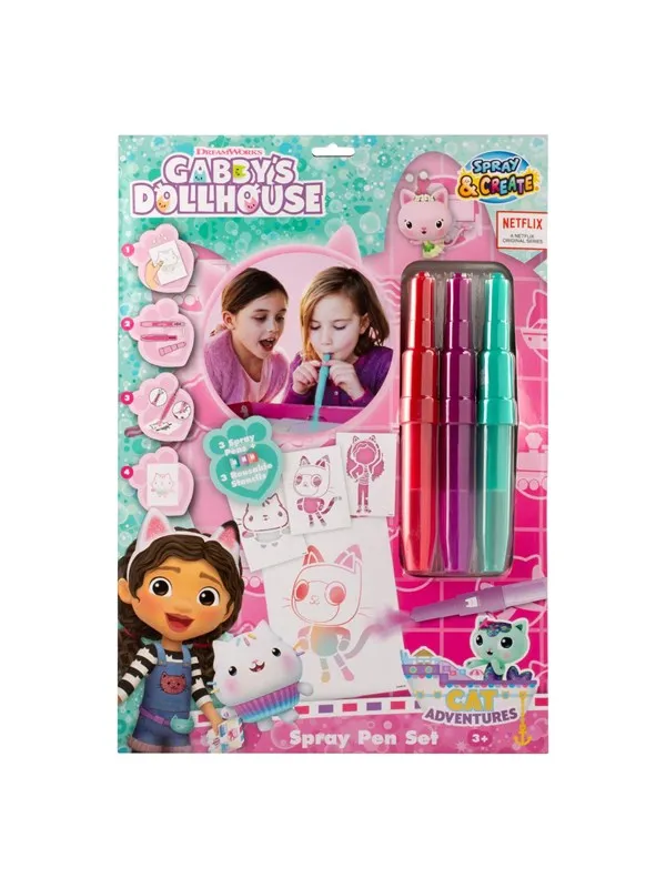 Gabby's Dollhouse Blåsestift Sett
