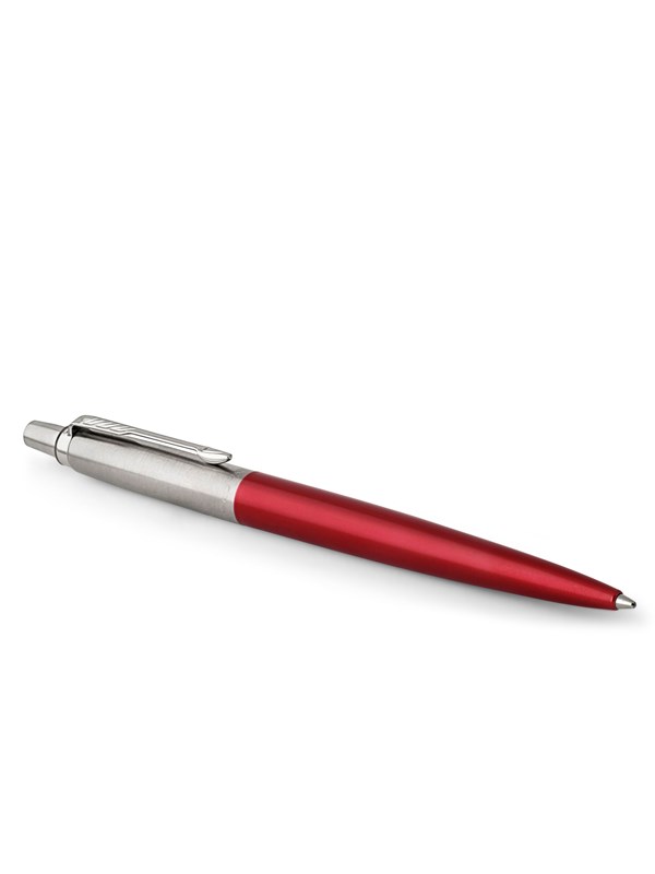 Parker Jotter Ballpoint Pen | Kensington Red | Medium Point Blue Ink | Gift Box