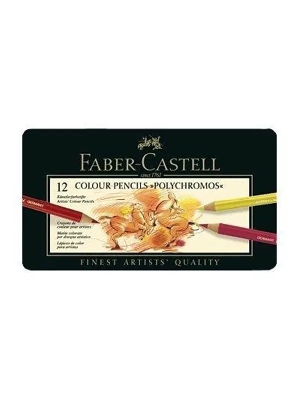 Faber-Castell Polychromos - coloured pencil (pack of 12)