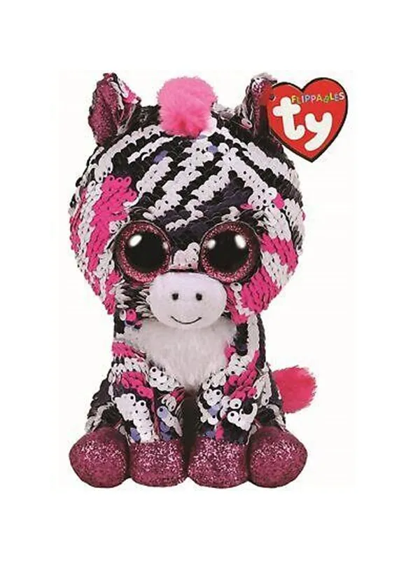 Ty Beanie Boos - Flippables Zoey Zebra