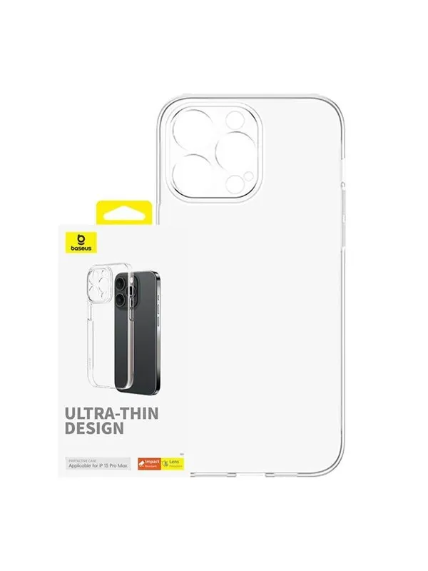Baseus Phone Case for iPhone 15 ProMax  OS-Lucent Series (Clear)