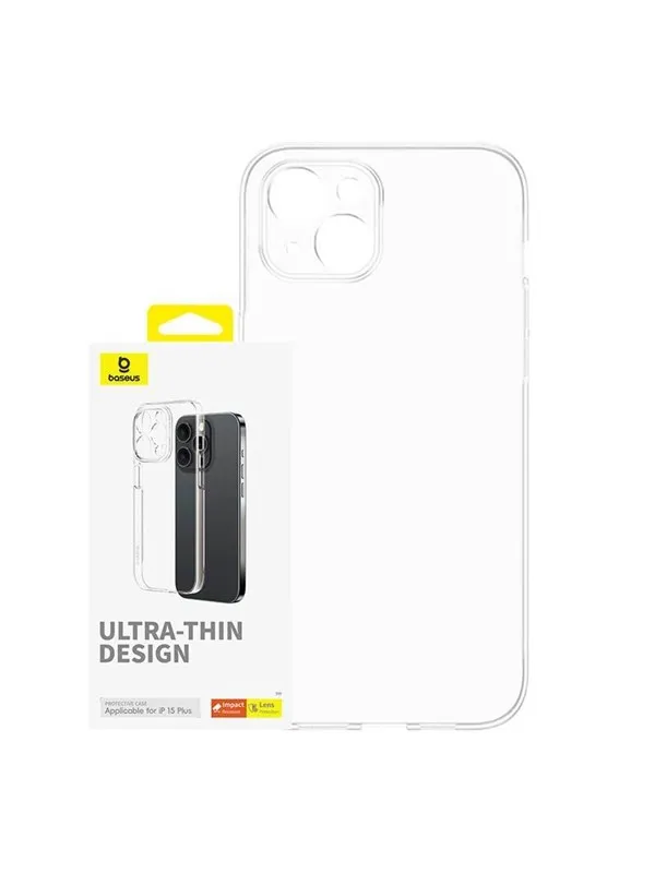 Baseus Phone Case for iPhone 15 Plus  OS-Lucent Series (Clear)