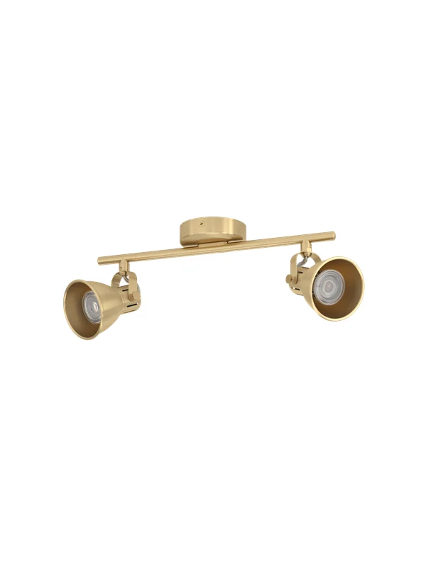 EGLO SERAS spot rail 2L brushed brass/gold
