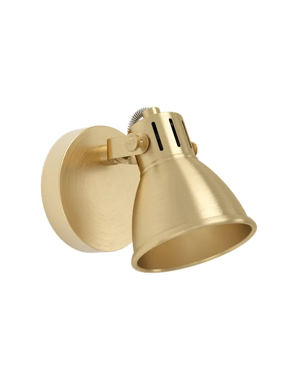 EGLO SERAS spotlight brushed steel/gold