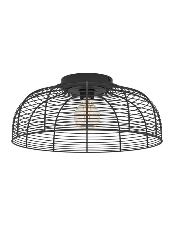 EGLO ROUNDHAM pendant lamp Ø450 mm black/brushed brass