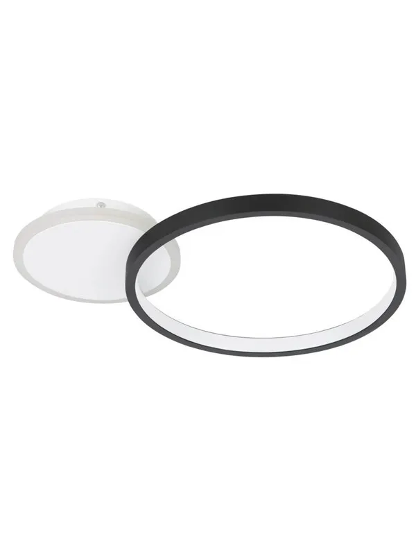 EGLO GAFARES ceiling lamp with remote control 450x290 mm 3000-6500K white/black