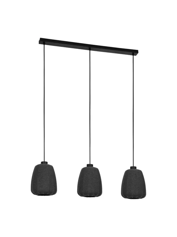 EGLO BARLASTON long table pendant black/grey