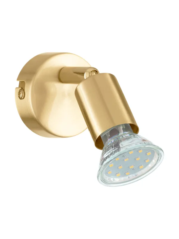 EGLO BUZZ LED spot brushed brass