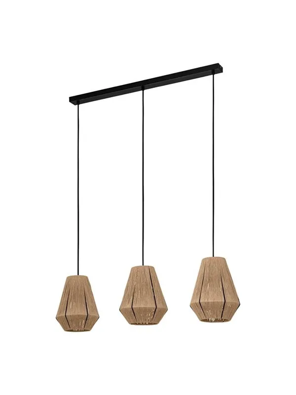 EGLO ALDERNEY long table pendant natural