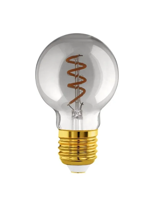 EGLO LED-lyspære G60 Globe 4W/820 100 lumen smoke dimmable E27