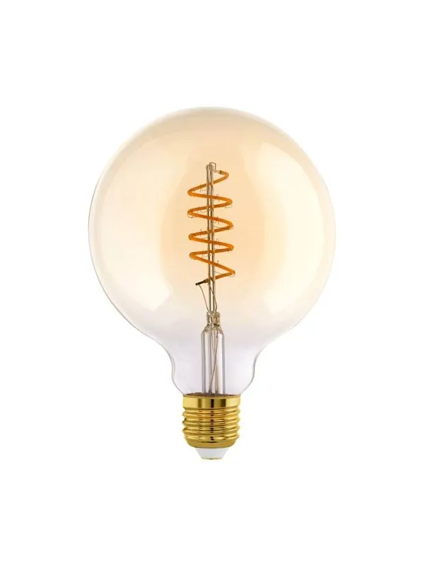 EGLO LED-lyspære G125 Globe 4W/822 270 lumen clear E27