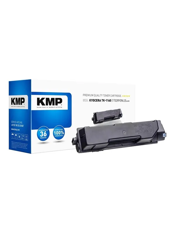 KMP K-T77 - black - toner cartridge (alternative for: Kyocera TK-1160 Kyocera 1T02RY0NL0)