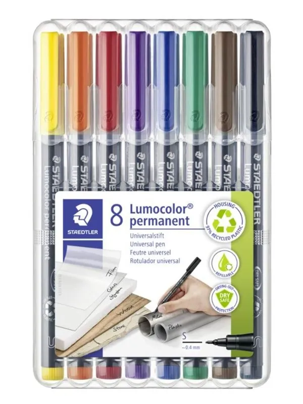 Staedtler Universal pen Lumocolor perm S 8pcs