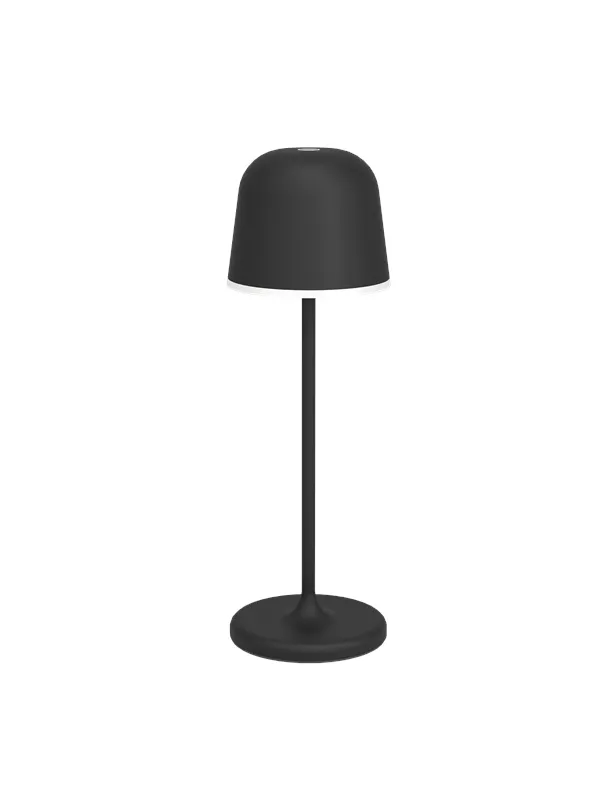 EGLO MANNERA outdoor table lamp rechargeable 3000K black