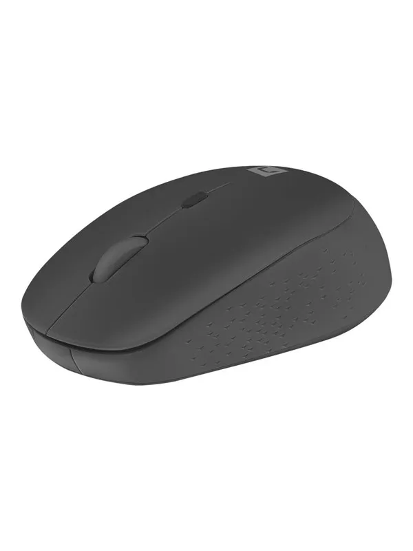 Natec Harrier 2 - mouse - 2.4 GHz Bluetooth 5.1 - black - Mus - Optisk - 4 - Svart