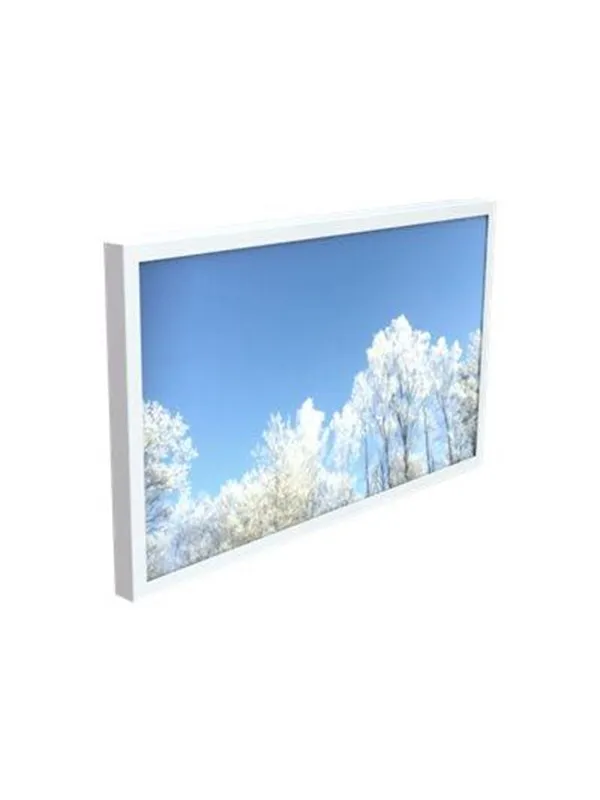 HI-ND - mounting kit - for flat panel - white - Max - recommended for 43"