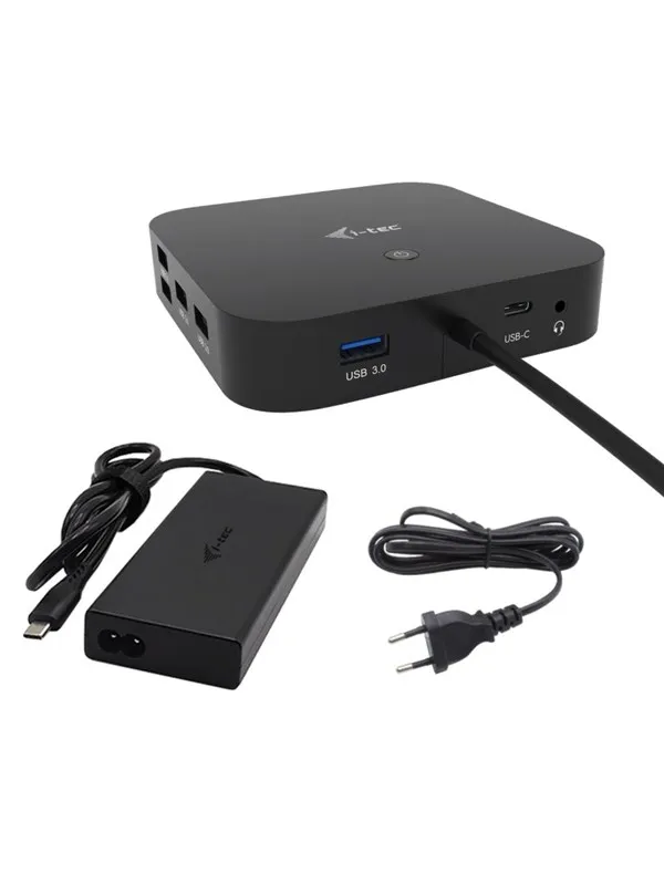 I-Tec Docking Station - USB-C/USB4/Thunderbolt - HDMI + 2-Port DP - 100W PD