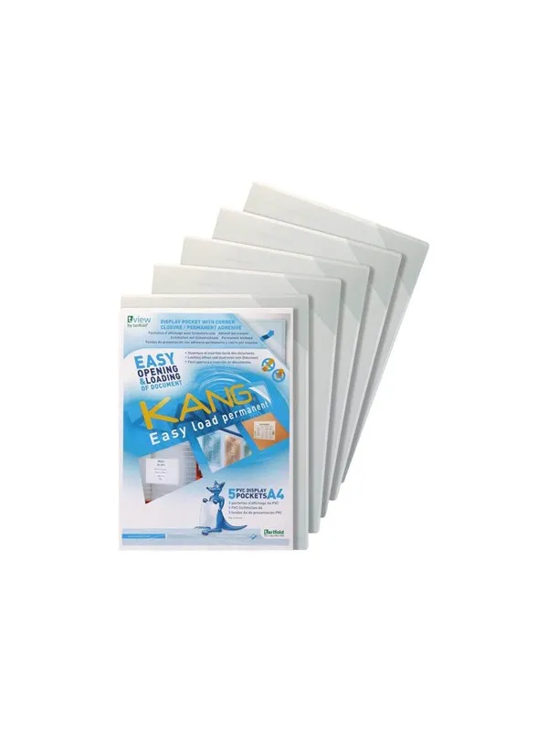 Tarifold document holder - for A4 - transparent (pack of 5)