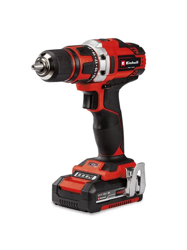 Einhell Batteridrevet bormaskin, TE-CD 18/40-1 Li (2x1,5 Ah)