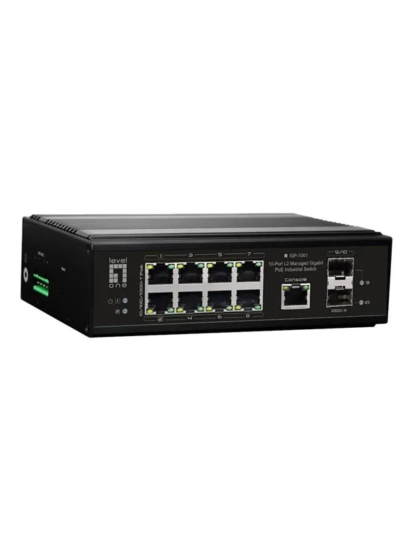 LevelOne IGP-1061 - switch -40°C to 75°C - 10 ports - Managed