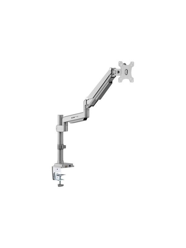 Tripp Lite Eaton  Series Single-Display Flex-Arm Desktop Clamp for 17" to 32" Flat-Screen Displays - USB and Audio Ports Aluminum
