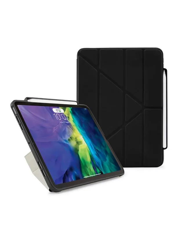 Pipetto iPad Air 10.9" (2020) Origami No3 Pencil Case - Black