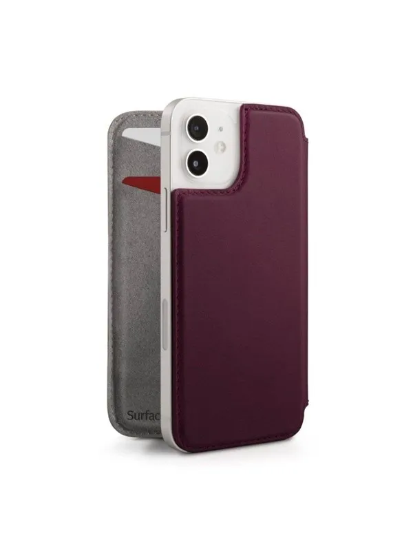 Twelve South SurfacePad for iPhone 12 mini - Razor Thin nappa leather