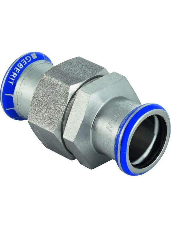 Geberit mapress stainless steel union with union nut made of crni steel: 35mm