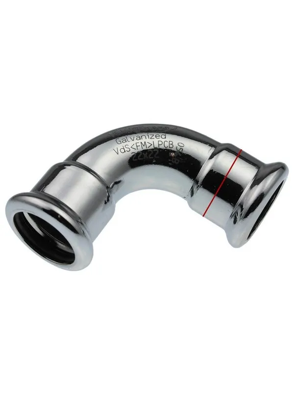 Vsh Fabrieken Xpr carbon elbow 90 deg. ff 54