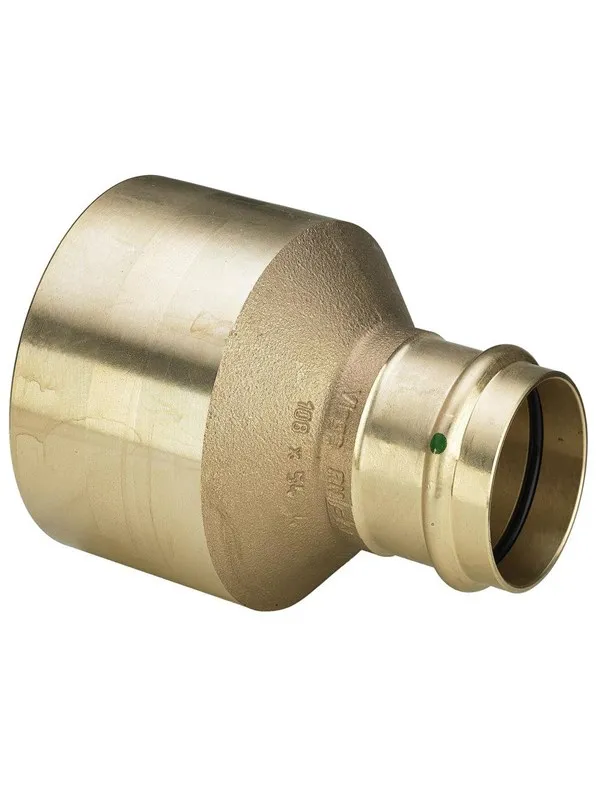Viega Sanpress XL reduction 76.1 x 54 mm gunmetal