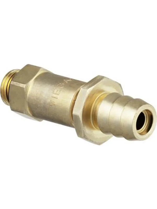 Viega Easytop drain valve 1/4" gunmetal