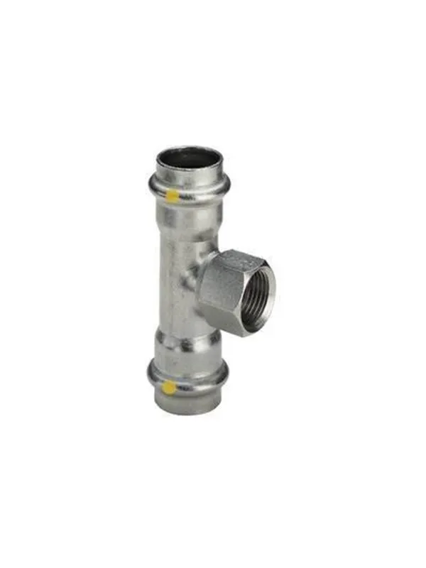 Viega Sanpress Inox Tee 18mm x 3/4" x 18mm stainless steel