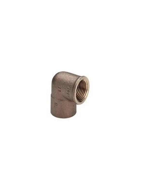 Viega Transition angle 90° socket/socket 15 mm x 1/2" gunmetal