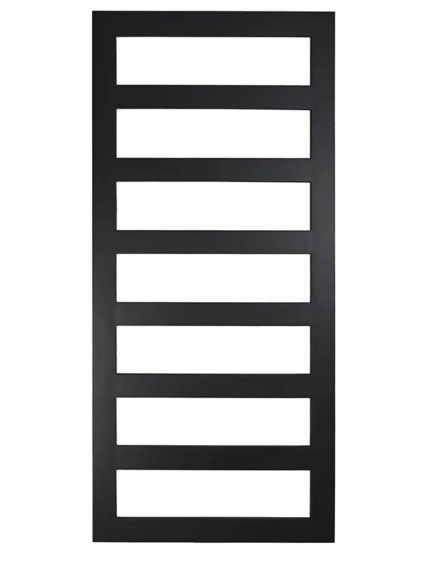 Kriss sigma towel dryer 1320 x 600 mm matt black (ral9005)