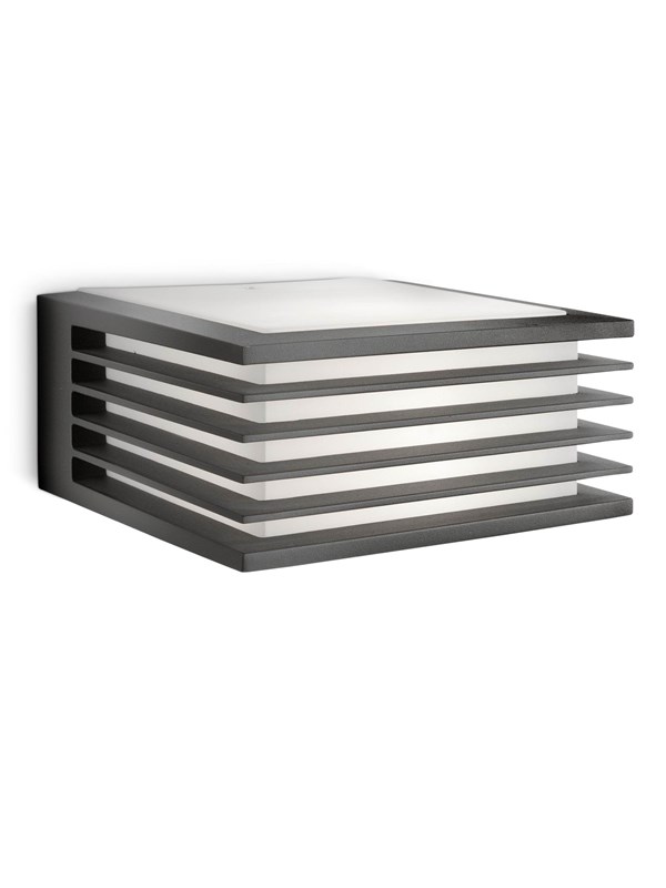 Philips Shades wall lantern anthracite 1x42W 230