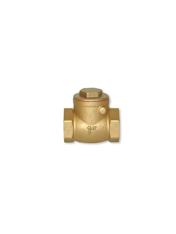 Pettinaroli Brass swing check valve with metal disc 11/2