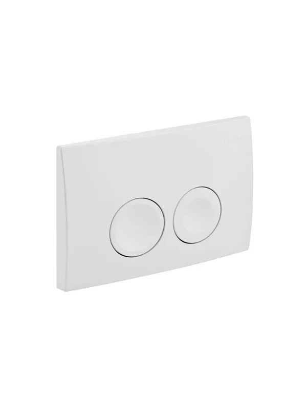 Geberit actuator plate delta21 for dual flush: bright chrome