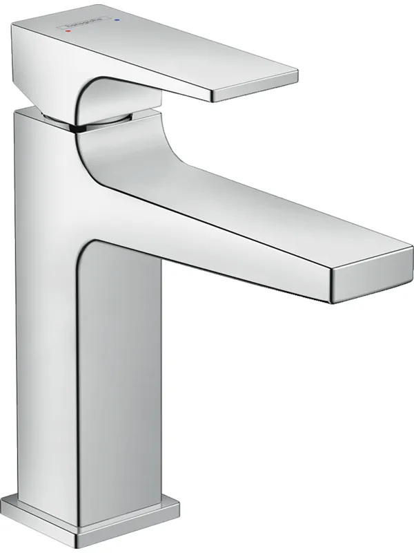 Hansgrohe metropol 110 basin mixer with lever handle and pus